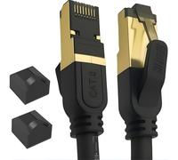 Reulin SSTP Stranded Copper 3m Cat 8 Fast High Speed Internet Ethernet Cable 3,0 M 40-G RJ45 LAN Patch Cord For Network Switch Gaming Console Router Modem Smart TV Docking Station PC - 3 Metre