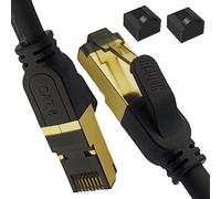 Reulin SSTP Stranded Copper 4.5m Cat 8 Fast High Speed Internet Ethernet Cable 4,5 M 40-G RJ45 LAN Patch Cord For Network Switch Gaming Console Router Modem Smart TV Docking Station PC - 4.5 Metre