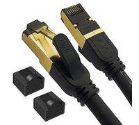 Reulin SSTP Stranded Copper 8m Cat 8 Fast High Speed Internet Ethernet Cable 8,0 M 40-G RJ45 LAN Patch Cord For Network Switch Gaming Console Router Modem Smart TV Docking Station PC - 8 Metre