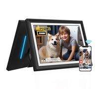 REUMAR Digital Photo Frame with Atmosphere Light,10.1 inch,WiFi Smart Digital Picture Frame IPS LCD Touch Screen, auto-Rotate,Built-in 32GB Storage, Easy Setup to Share Photo and Video Via Frameo APP