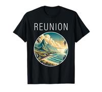 Reunion Island scenery Art Deco T-Shirt
