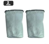 Reusable 10 qt Cloth Filter Bag for ProTeam Vacuum, Fits Super for COACH Pro10 GoFit 10, Washable & Easy to Install, 99.9% Air Filtration, 10 X 14 Inch(2 PACK)