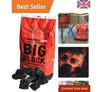 Reusable 100% Natural Lump Charcoal - Long Lasting BBQ Fuel (18 Hours)