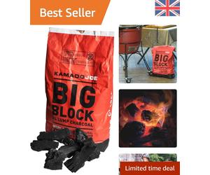 Reusable 100% Natural Lump Charcoal - Long Lasting BBQ Fuel (18 Hours)