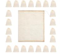Reusable 25pcs for Straining Drawstring Cheesecloth Bags