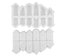 Reusable 2pcs Silicone Molds House Shaped 12 Cavity