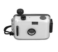 Reusable 35mm Film Camera, Retro Vintage Lightweight Film Camera for Photo Shoot, with Waterproof Case, Shutter Speed 1/100s F/9 28MM Lens, for Travel Snorkeling Swimming (Black