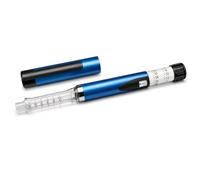 Reusable 60 Unit Insulin Pen Injector with Aluminium Build | Compatible with All Major Pen Needles | Click-Feedback Dosing System for Clinical Accuracy and Easy Dosing | Drop-Tested for Real-Life Use