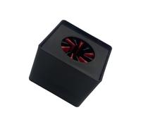 Reusable ABS Flag Station Cube Microphone Mounts With PVC Engraving Surfaces For News Reporting And Podcasting Professional Interviews Microphone Accessories