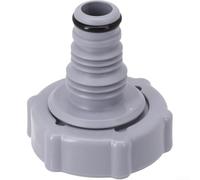 Reusable ABS Pool Hose Adapter 1.5 Inch Leak-Proof Connector | for durable ABS plastic, reusable design, leak-proof seal, fits 1.5 inch hoses, pool maintenance essential