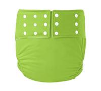 Reusable Adult Cloth Diapers,Washable Incontinence Cotton Diaper Waterproof Adult Diapers Women Mens Adult Cloth Diapers Adjustable Leakproof Panties(Light Green,X-Large)