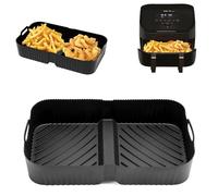 Reusable Air Fryer Liners for Instant VersaZone 8.5L, Air Fryer Silicone Liners Reusable Air Fryer Inserts, Air Fryer Accessories Compatible with Instant VersaZone Dual Air Fryer 8.5L