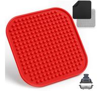 Reusable Air Fryer Liners for Ninja Crispi 3-in-1 Portable Cooking System, Silicone Mat & Fiberglass Grill Liner and Mesh, BPA & PFOA-Free, Heat Resistant, Non-Stick, Dishwasher Safe