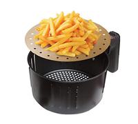 Reusable Air Fryer Liners - Perforated, Non-Stick, Heat-Resistant (2-Pack) up to 5L baskets.
