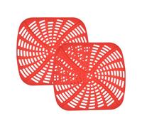 Reusable Air Fryer Liners - Reusable Silicone Liners, Perforated Liners Fried Unhidden, Square Baking Paper for Ninj