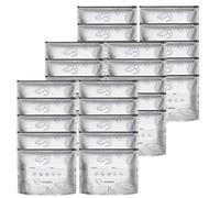 Reusable Aluminum Foil Sealable Storage Bags | 30PC Sandwich Zip Lock Bags | Stand Up Cooking Pouch Reusable Foods Storage Bag | Vacuum Sealed Foil Lined Food Bag for Vegetable, Fruit & Meat