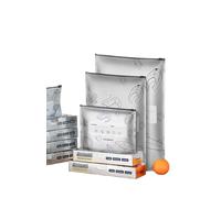 Reusable Aluminum Foil Sealable Storage Bags, Stand-Up Zipper Resealable Heat Sealable for Airtight Smell Proof Packaging for Vegetable Fruit Meat (S*30+ M*30 + L*30)