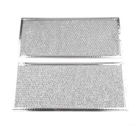 Reusable Aluminum Microwave Filter 2PCS Compatible with For W10208631A WB06X10596 Replacement for Select Range Hood Microwave Models