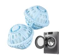 Reusable Anti-Knot Laundry Balls, Non-Detergent Washing Machine & Dryer Agitators, Free Fabric Softening Component, Cleaning Gear for College Dorms, Traveling RVs & Families