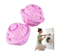 Reusable Anti-Knot Laundry Balls, Non-Detergent Washing Machine & Dryer Agitators, Free Fabric Softening Component, Cleaning Gear for College Dorms, Traveling RVs & Families