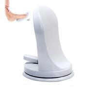 Reusable Anti Slip Suction Foot Rest Shower Step, Handles & Suction Cups,Powerful Lightweight Bathtub Step Stool,Non-Slip Bathroom Foot Pedal for Home,Toilet Wall Use for Shaving Legs (White)