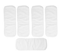 Reusable Baby Cloth Diapers, 3Layer Microfiber Nappy Liners for Absorbency, Washable Baby Inserts 5pcs 35 x 3.5cm for Comfortable and Dry Diapering Experience