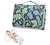 Reusable Baby Pee Pads with Tissue Pocket Seaweed Leaf Blue Flower William Morris Waterproof Changing pad Infant Travel Kit cambiador de pa?ales para Bebes
