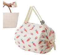 Reusable Bags Foldable - Reusable Grocery Bags Foldable,Handles Attached Multi-Purpose Duffle Organizer for Beer Cake Fruits Potato Chips Picnic Beach Vacation
