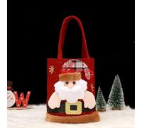 Reusable Bags Set Exquisite Design with 3D Santa Cute Deer and Snowmen The Four Designs of More Exquisite and Special Using Them at A Party Will Immerse (A,One Size)