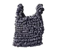 Reusable Bags With Handles - Compact And Deformable Pocket Bag, Lightweight Fabric, Machine Washable Smart Shopper, Multipurpose Eco Friendly Bag | Market Accessory For Market C, grey, riferimento