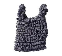 Reusable Bags with Handles - Elastic Carry Bag, Foldable Shopping Bag with Large Capacity, Durable Multi-Purpose , Travel, Work, School, Gym, Ma, gray, Siehe Beschreibung