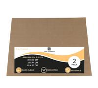 Reusable Baking Sheet Non Stick Essential Flat Tray Liner 30x40cm 2 Pack