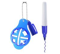 Reusable Ball Marker, Alignment Golf Stencil Tool, 3.07x2 Inches Template with Precision Feature, Durable ABS Accessory, Putting Gear with Compact Design, Practice Aid for Golfers Men Women