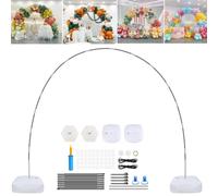 Reusable Balloon Arch Stand Kit, 3M Wide & 2.7M Tall Adjustable Balloon Arch Stand Set Frame, for Wedding Graduation Birthday Party Christmas