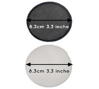 Reusable Bamboo Cotton Make Up Remover 3 Layers Washable - Eco-friendly Natural Round for All Skin Types (White Bamboo Cotton, Pack 5)