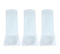 Reusable Bat Eviction Device Transparent PP Material(3pcs) | Allows to exit safely, blocks return entry, clear visibility, fits standard gaps, attic eaves use