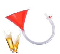 Reusable Beer Funnel with Hose for Drinking Games and Group Activities | Leak-Proof Beer Funnel with Anti-Kink Hose for Spring Break, University Gatherings, RV Trips, BBQs, and Beach Single tube