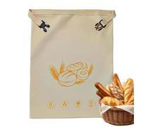 Reusable Beeswax Bread Bag, Breathable Cotton Food Storage Pouch, Portable Loaf Dough Proofing Sack, Eco-Friendly Fresh Preservation Wrapper, Sustainable Kitchen Storage Tool for Home