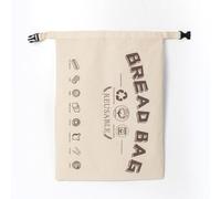 Reusable Beeswax Bread Bag With Buckle, Large Capacity Cotton Loaf Guard Beeswax Bag, Washable Eco Linen Bread Bag, Keep Fresh For Homemade Bread Sourdough Loaf Home Outdoor Use (Beige)
