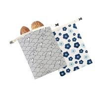 Reusable Beeswax Bread Bags Reusable Washable Safe Portable Storage
