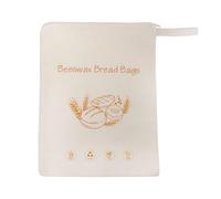 Reusable Beeswax Food Wrap Bags with Zip Lock for Bread and Snacks