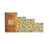 Reusable Beeswax Food Wraps - Organic Cotton Fresh-Keeping Cloth, Eco-Friendly & Sustainable Food Storage Paper for Kitchen, Bread, Cheese, Fruits, Vegetables (3-Pack)(Style17)