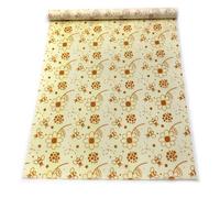 Reusable Beeswax Wrap Roll - 33x100cm Cuttable Organic Beeswax Food Wrap, Plastic-Free, Eco-Friendly Sustainable Food Storage Wrap for Bread, Sandwich, Fruits and Snacks (B)