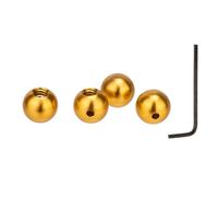 Reusable Brake Shifter Cable Tip Suit Road Bike Inner Wire Balls End Caps for Brake and Gear Line Security Gold
