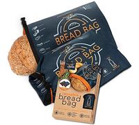 Reusable Bread Bag for Homemade Bread, Large Bread Bags for Homemade Bread - Freezer Bread Bags for Bread Loaves with Double Lining - Bread Bags BPA Free - Bakery Supplies for Packaging (2 Pack)