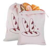 Reusable Bread Bags - 2 Pack Eco-Friendly Storage Bags for Homemade Bread