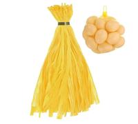 Reusable Breakfast Bags,100 Pieces Stretchable Fruit And Green Storage Bags With Snapping,40cm Reusable Mesh For Food Storage And Grocery Shopping | Fruit And Green, yellow, se beskrivning, Unisex