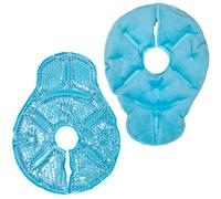 Reusable Breast Ice Packs, Breast Therapy Pack, Breastfeeding Essentials, for Breastfeeding Relief, Engorgement, Swelling Augmentation, Mastitis, Mastectomy Recovery, 2 Pack (Blue)