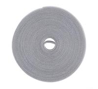 Reusable Cable Management tie for organizing Data Cables, Portable Strap with Strong for Household Wire Management, Hand tearable for Convenience (Gray)