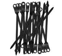 Reusable Cable Straps - 100-Pack Zip Ties, with Screw Holes, Multifunctional Wire Fasteners for Cord Management, Home, Studio, Workshop, Office, Electronics, and DIY Organization